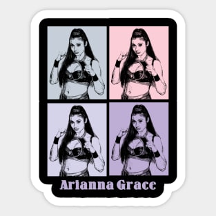 Arianna Grace Pop Art Sticker